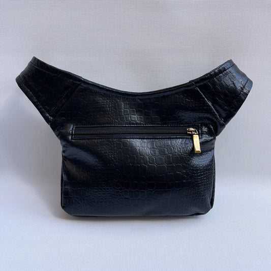 Elegant Black & Old Gold + Bolsillo trasero · Pieza Exclusiva Núm. 15281