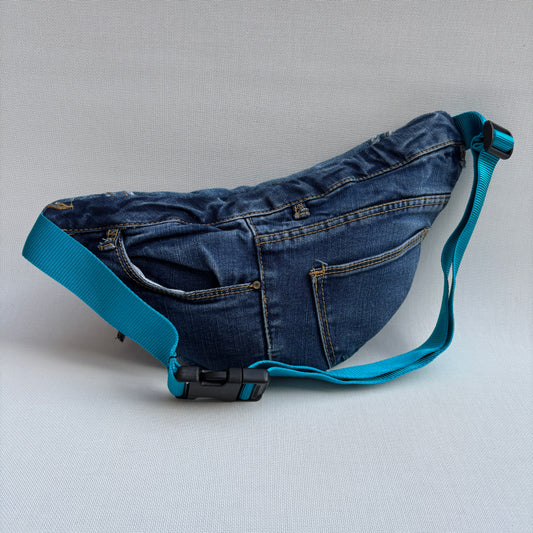 Riñonera RetroChic ♻️ Jeans Recycled ♻️ · Edición Limitada · Pieza Única Núm. 16971