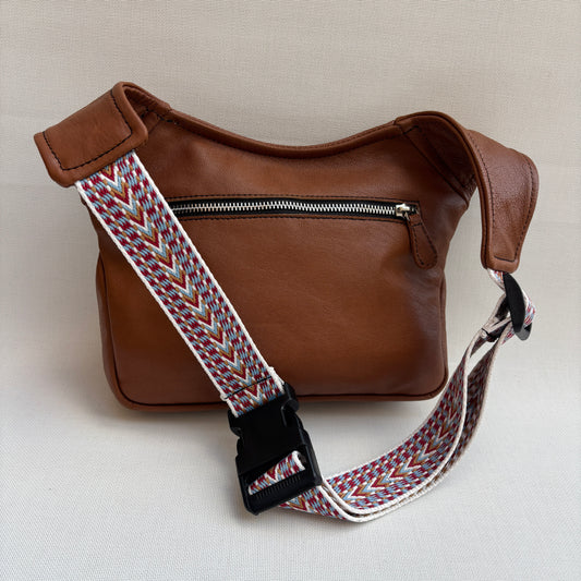 Riñonera "Special Marrón Top” + Bolsillo trasero · Piel · Pieza Única Núm. 18671