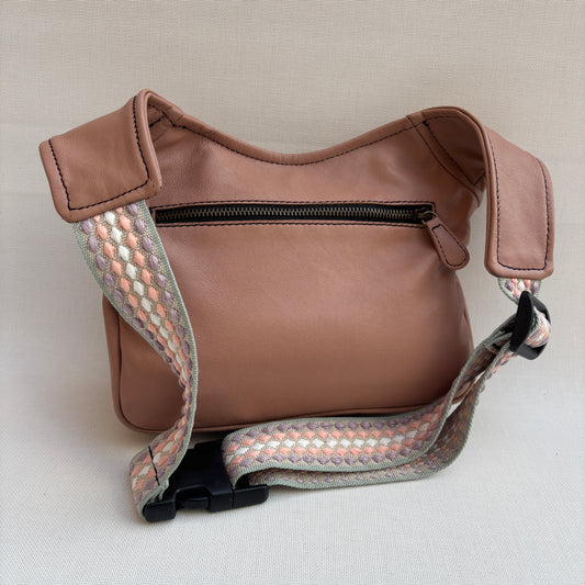 Riñonera "Special Rosa Top” + Bolsillo trasero · Piel · Pieza Única Núm. 18672