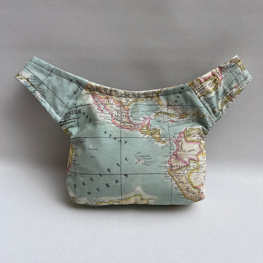 Special Mapamundi Top · Tela resinada Impermeable · Pieza Única Núm. 15270