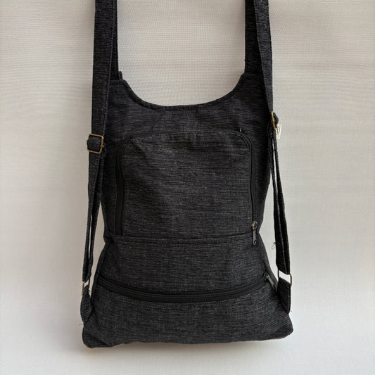 Mochila "Bhaktapur" Negro Vaquero · Pieza 16918