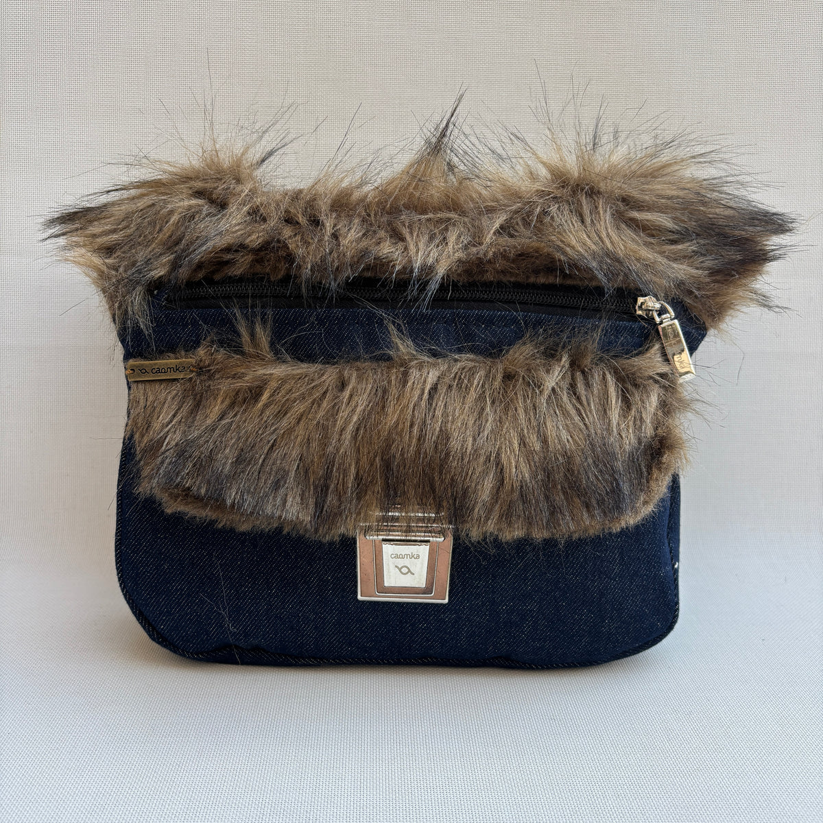 Riñonera "Special Jeans Feline" + Bolsillo trasero · Pieza Única Núm. 18474
