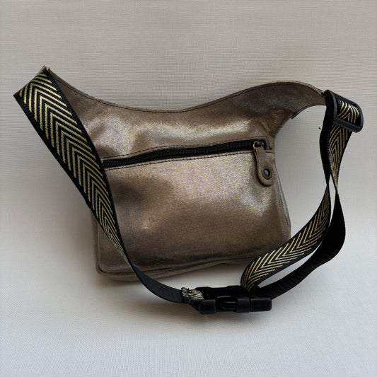 Riñonera "Elegant Champany Top & Dots" + Bolsillo trasero · Pieza Exclusiva Núm. 16205