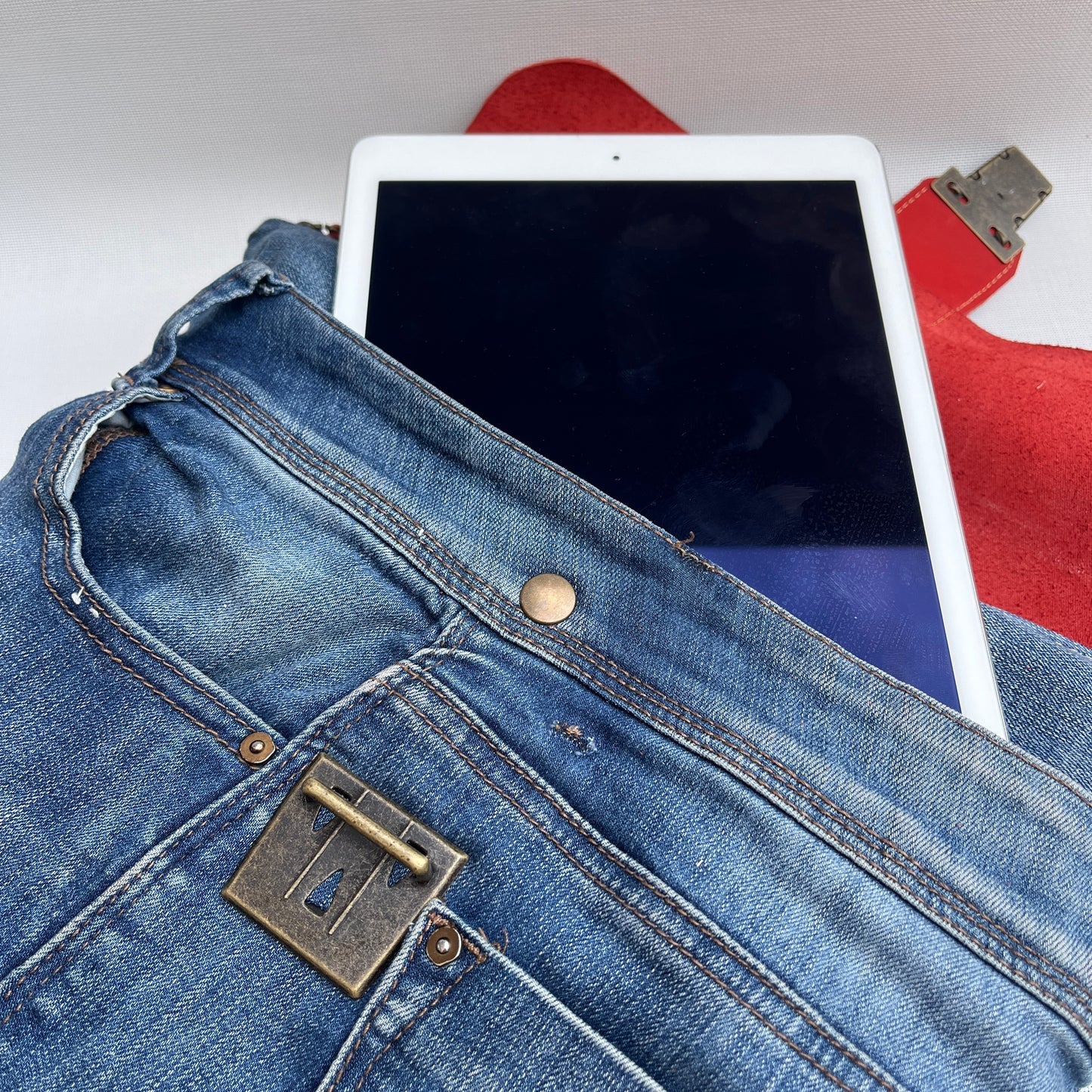 Mochila Top Caomka Recycled ♻️ Jeans · Pieza Única 15257