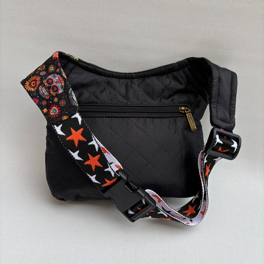 Riñonera "Special Elegant Skulls Top Stars" + Bolsillo trasero · Pieza Única Núm. 16981