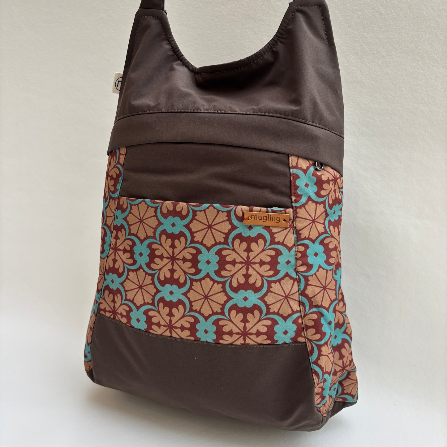 Mochila Impermeable "Bhaktapur" Turquoise Retro · Pieza Exclusiva 19425
