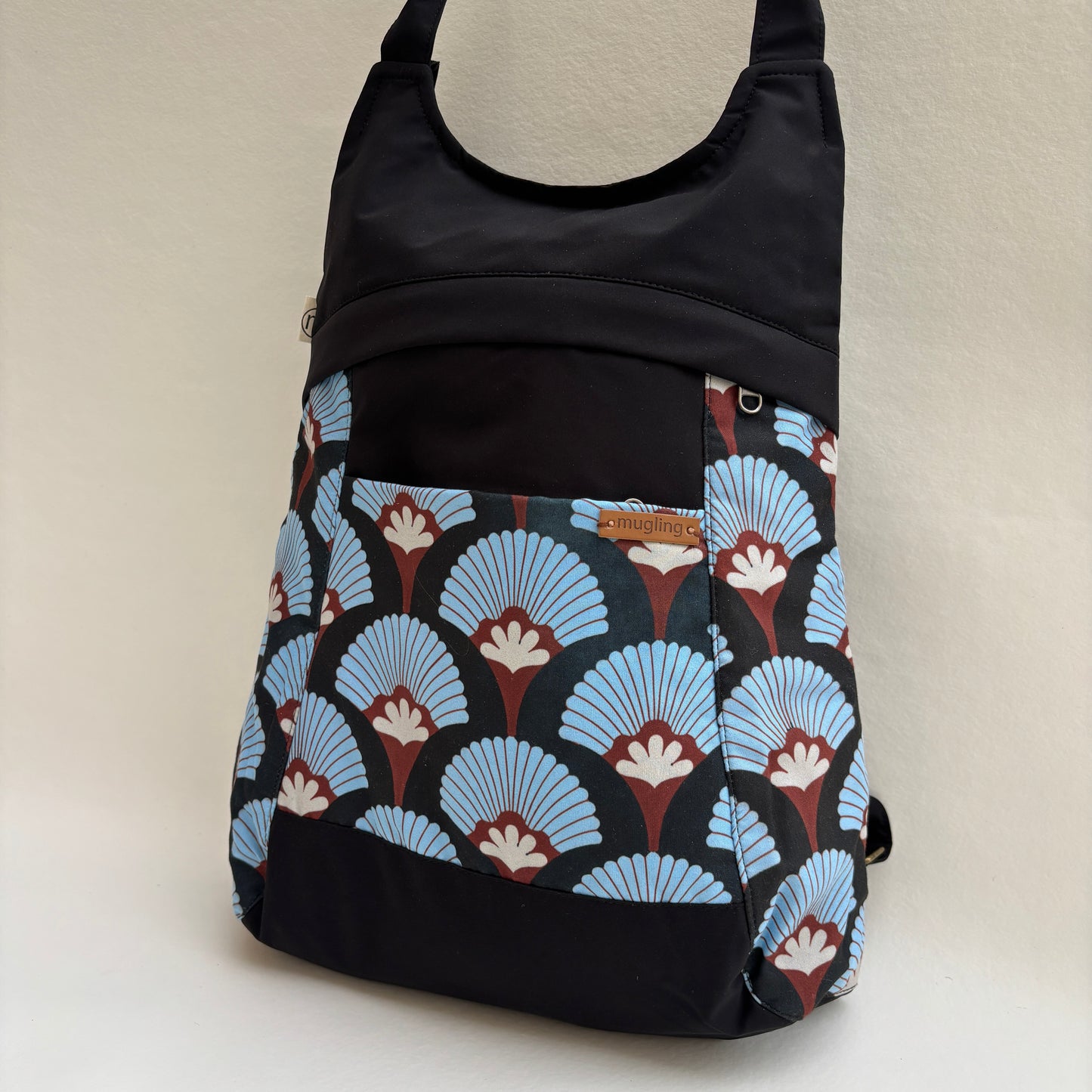 Mochila Impermeable "Bhaktapur" Retro Blue · Pieza Exclusiva 19424