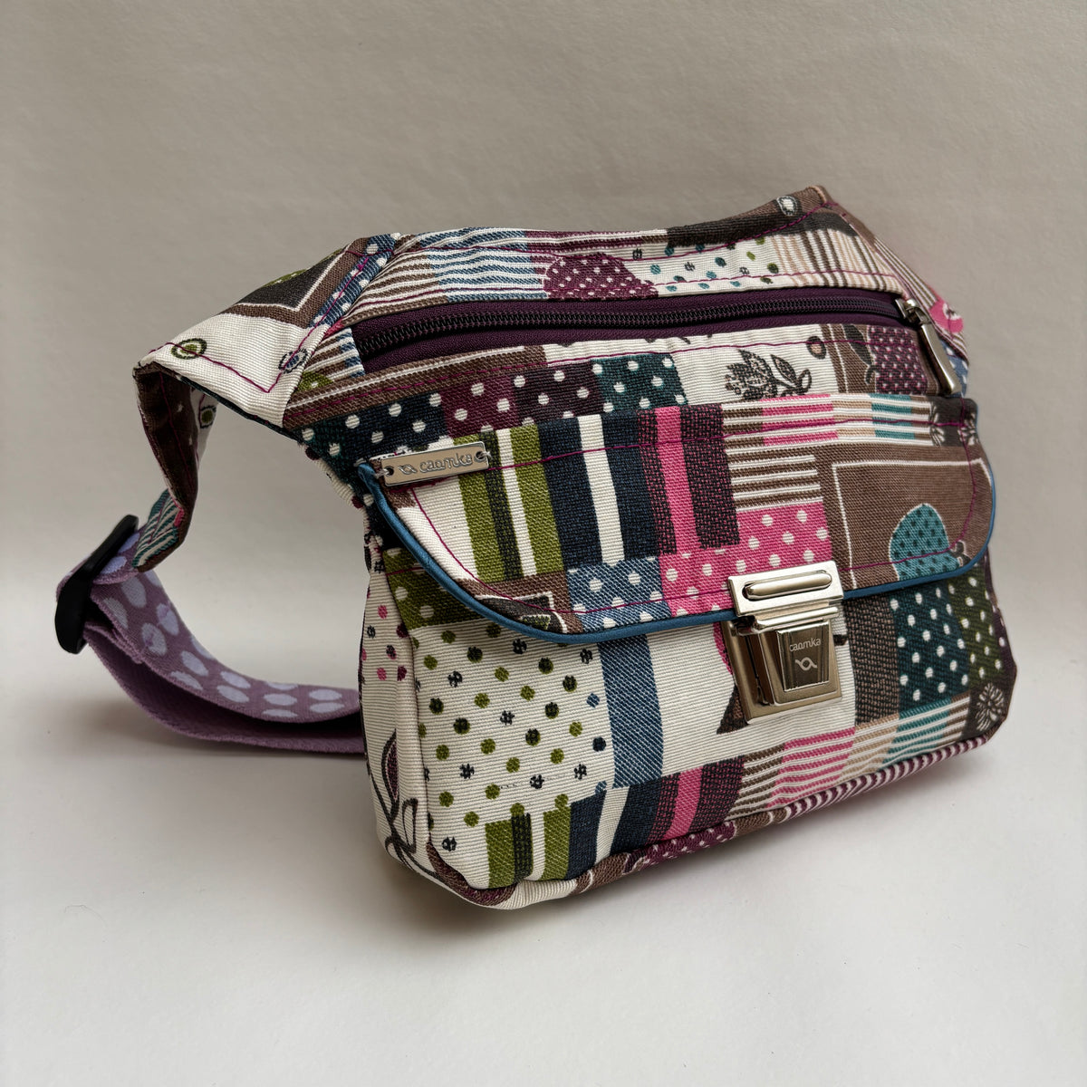 Riñonera Impermeable "Special Patchwork Top" + Bolsillo trasero · Pieza Única Núm. 19307