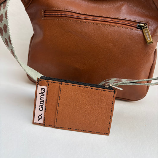 Riñonera "Special Brown Top” + Bolsillo trasero · Piel · Pieza Única Núm. 19454