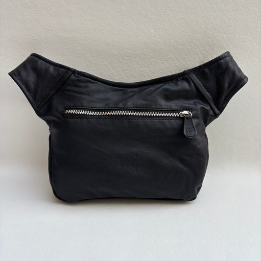 BioCuir Classic Black & Silver BioCuir® Natural Leather Exclusive Piece No. 6678
