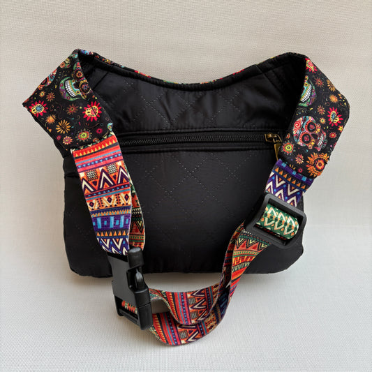 Riñonera "Special Elegant Skulls Top" + Bolsillo trasero · Pieza Única Núm. 17004