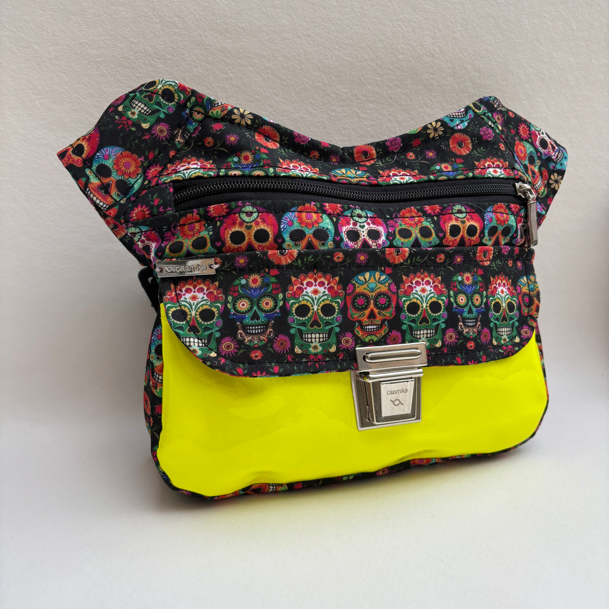 Riñonera "Special Mexican Skulls" + Bolsillo trasero · Pieza Única Núm. 19351