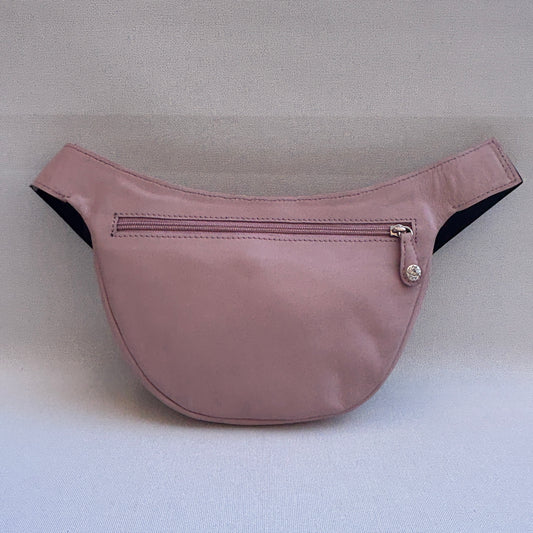 Riñonera Luna "Special Pink Luxury" Silver· Piel · Pieza Exclusiva Núm. 18455