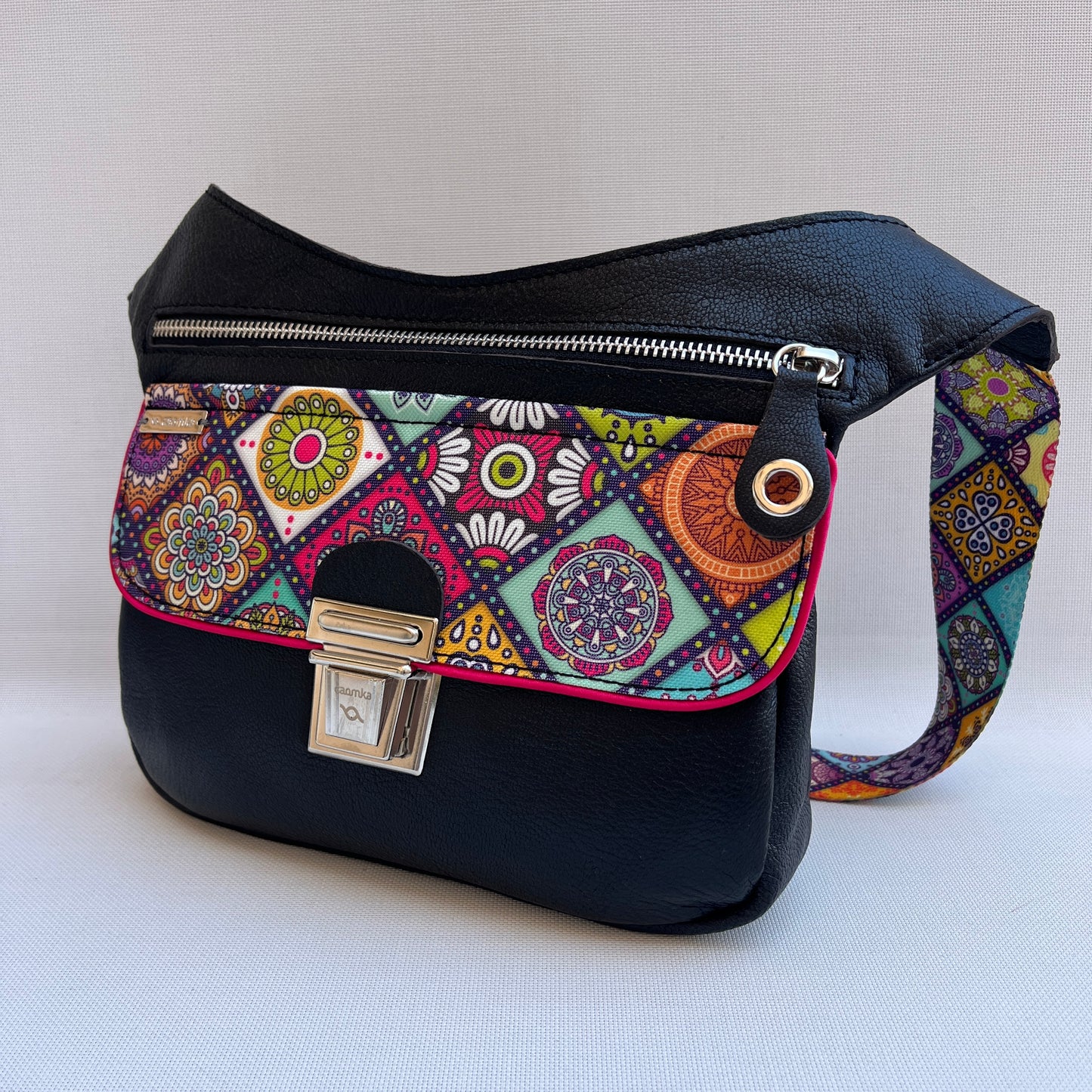 Special Black & Mandalas · Piel natural BioCuir® · Pieza Única Núm. 13754