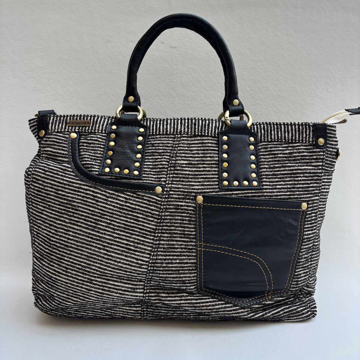 Bolso Pepita "Black & White Chic" · Pieza Única Núm. 19327