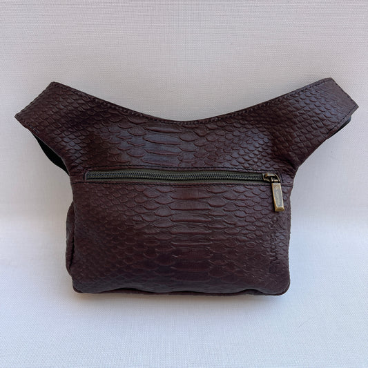 Special Dark Brown Embossed · Piel natural BioCuir® · Pieza Única Núm. 13787