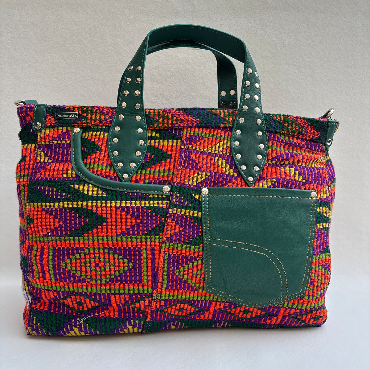 Bolso Pepita "Boho Energy Green" · Pieza Única Núm. 19326