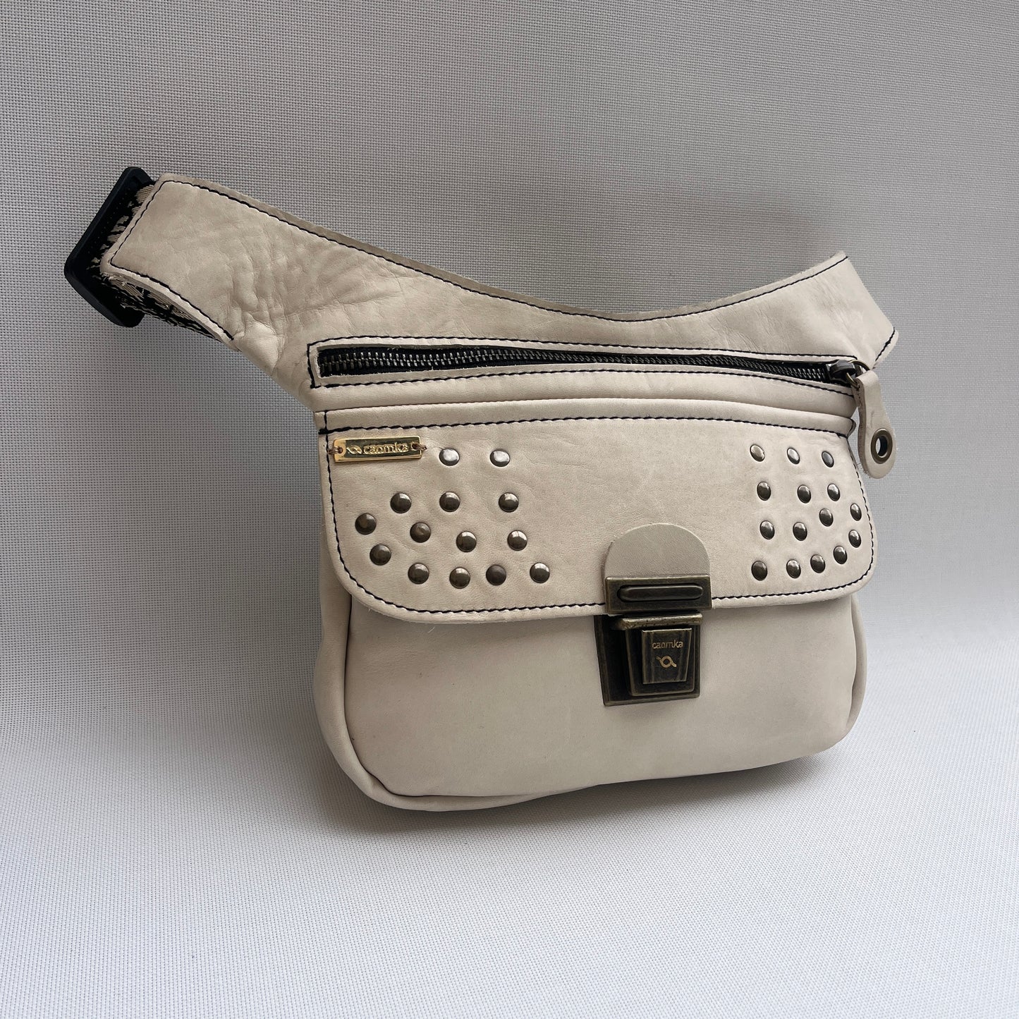 Premium TOP Beige/Marfil & Old Gold · Piel - Cuero · Pieza Única Núm. 15350