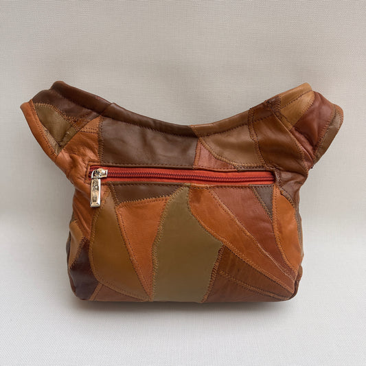 Patchwork Brown Vintage & Silver · Piel / Cuero Vintage · Pieza Única Núm. 15360