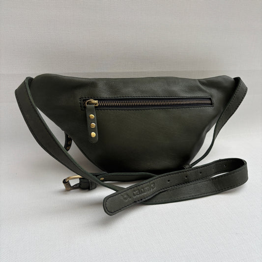 Riñonera "Special RetroChic Verde Kaki" · Piel · Pieza Exclusiva Núm. 17843