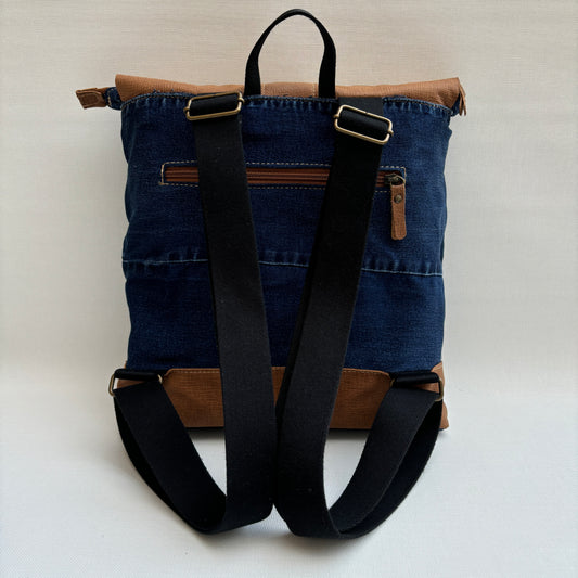 Mochila Top Caomka Recycled ♻️ Jeans · Pieza Única 16226