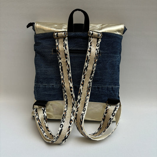 Mochila Top Caomka Recycled ♻️ Jeans · Pieza Única 16236