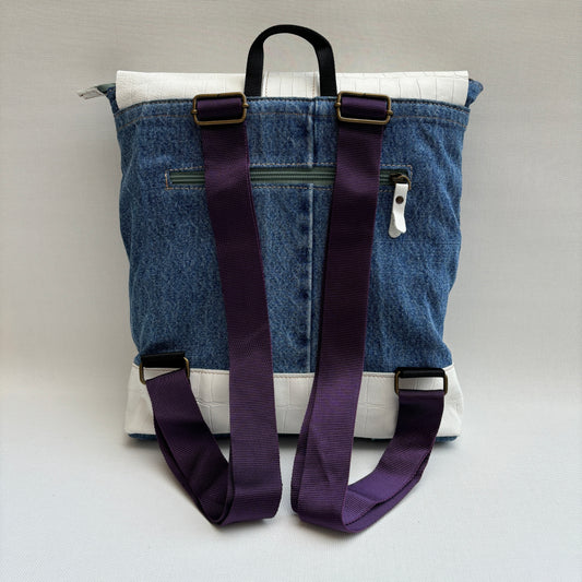 Mochila Top Caomka Recycled ♻️ Jeans · Pieza Única 16237