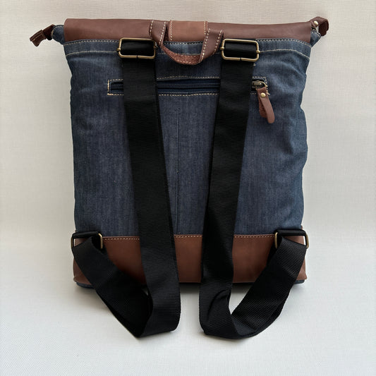Mochila Top Caomka Recycled ♻️ Jeans · Pieza Única 16234