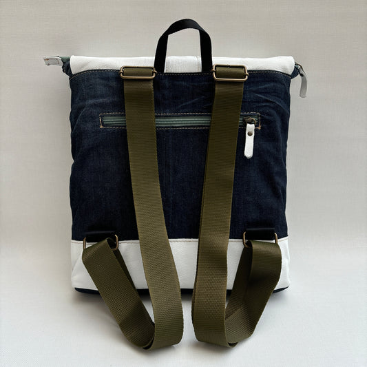 Mochila Top Caomka Recycled ♻️ Jeans · Pieza Única 16235