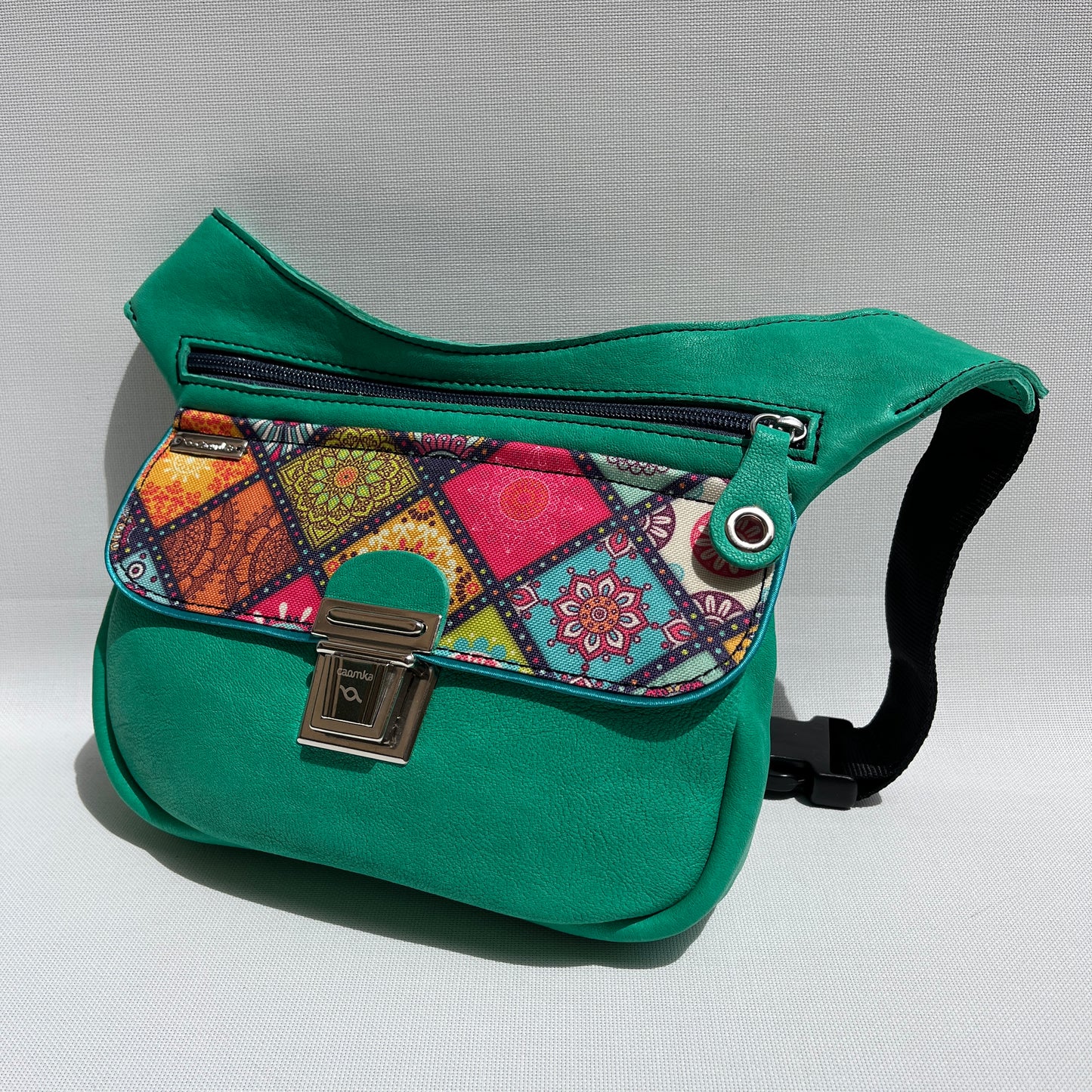 Special Green & Mandalas · Piel natural BioCuir® · Pieza Única Núm. 13849