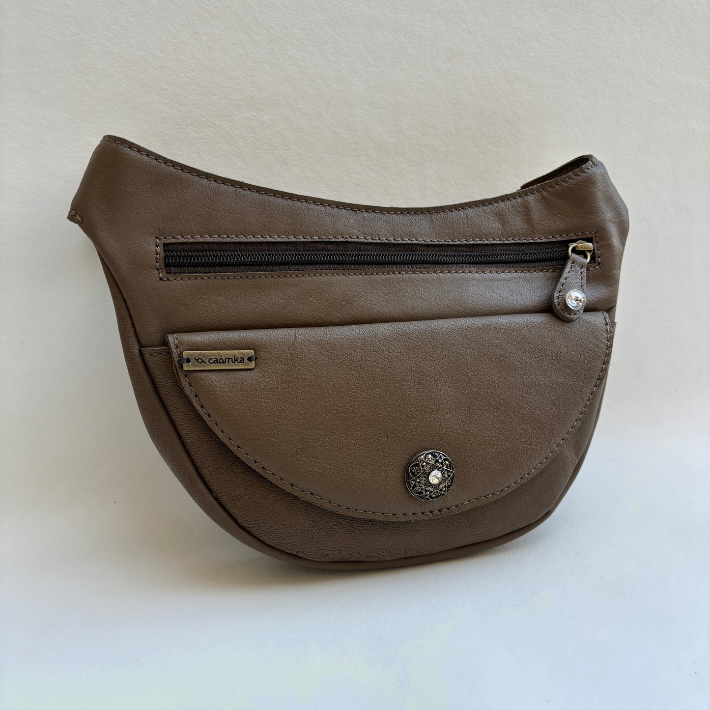 Riñonera Luna "Special Brown Luxury" · Piel · Pieza Exclusiva Núm. 19383