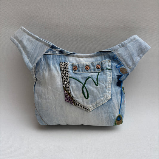 Special Luxury ♻️ Jeans Recycled ♻️ + Bolsillo trasero · Pieza Única Núm. 17073