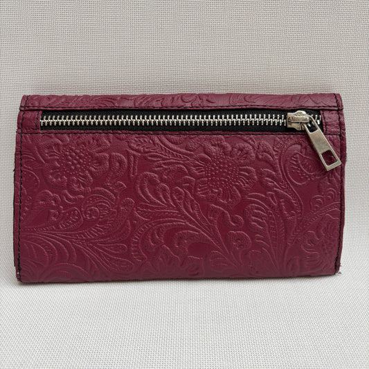 CAOMKA Flat Coin Purse Natural BioCuir® Leather Exclusive Piece No. 13177