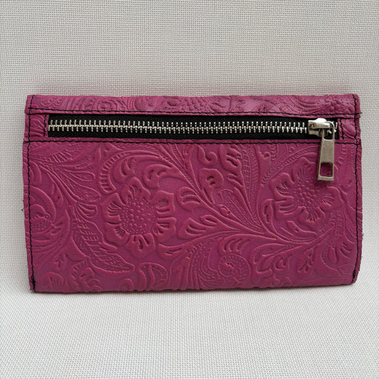 CAOMKA Flat Coin Purse Natural BioCuir® Leather Exclusive Piece No. 13177