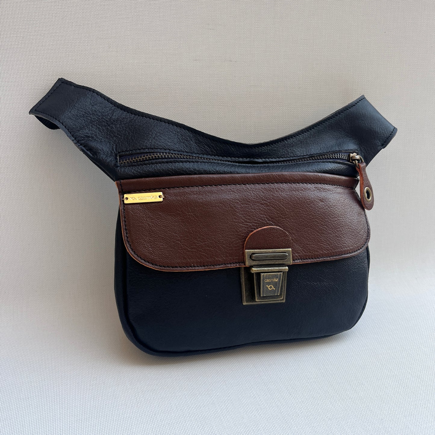 (-30%) Special Dark Blue & Brown · Piel natural BioCuir® · Pieza Exclusiva Núm. 14556