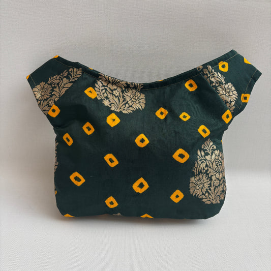 Riñonera "Special Green & Golden India" · Pieza única Núm. 18567