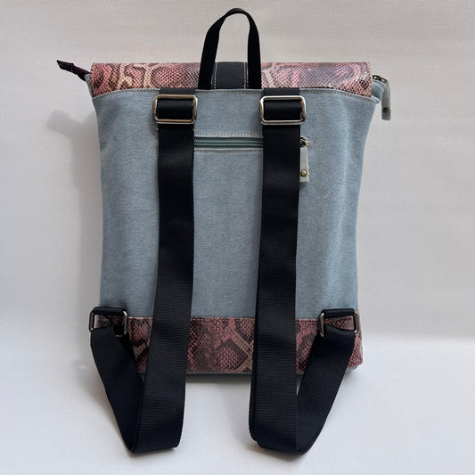 Mochila Top Caomka · Tejido natural de cáñamo · Pieza Única 15451