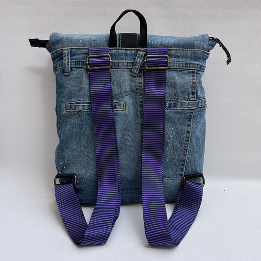 Mochila Top Caomka Recycled ♻️ Jeans · Pieza Única 15453