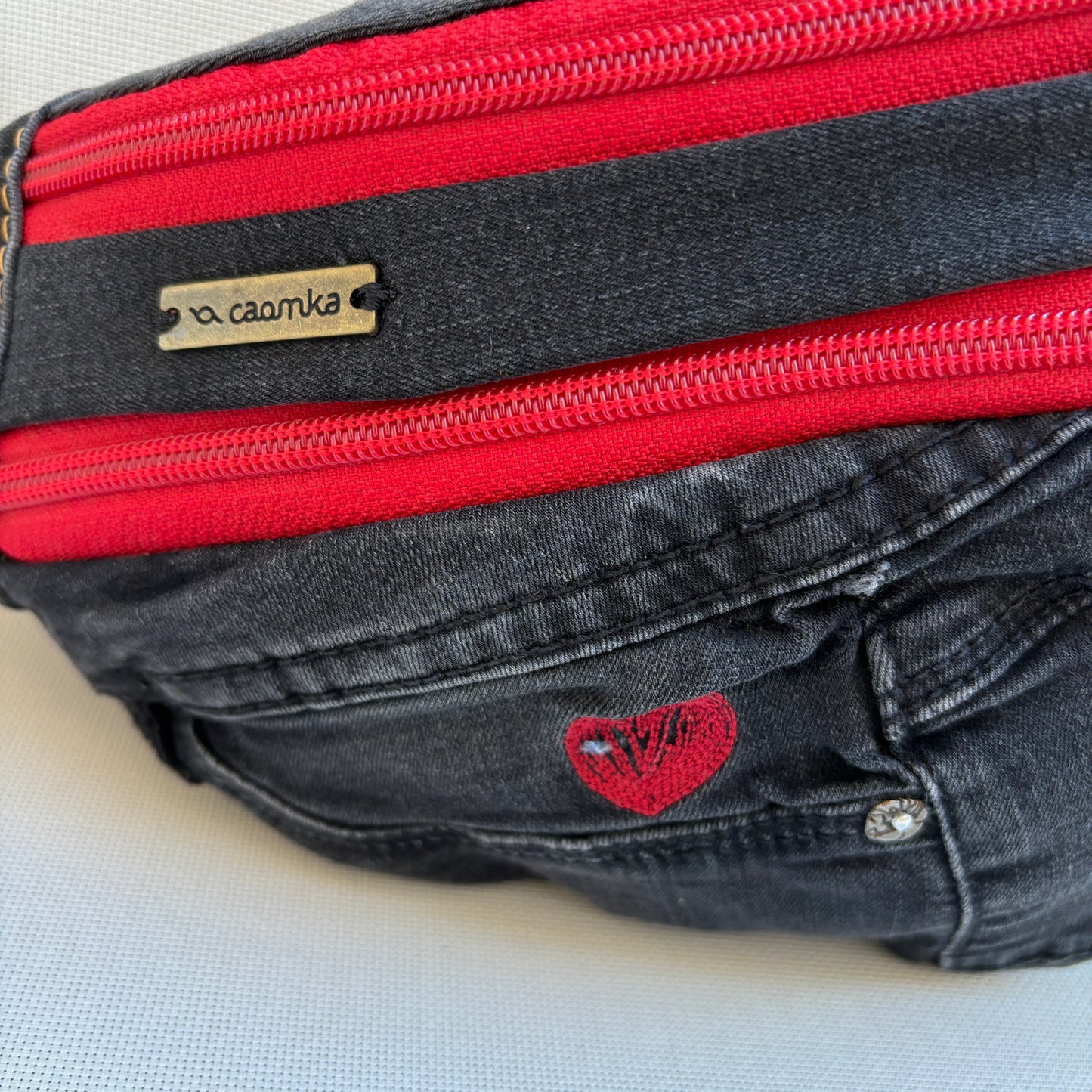 Riñonera RetroChic ♻️ Jeans Recycled ♻️ · Edición Limitada · Pieza Única Núm. 16976