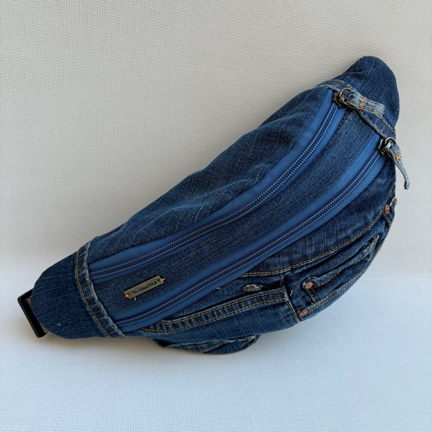 Riñonera RetroChic ♻️ Jeans Recycled ♻️ · Edición Limitada · Pieza Única Núm. 17078