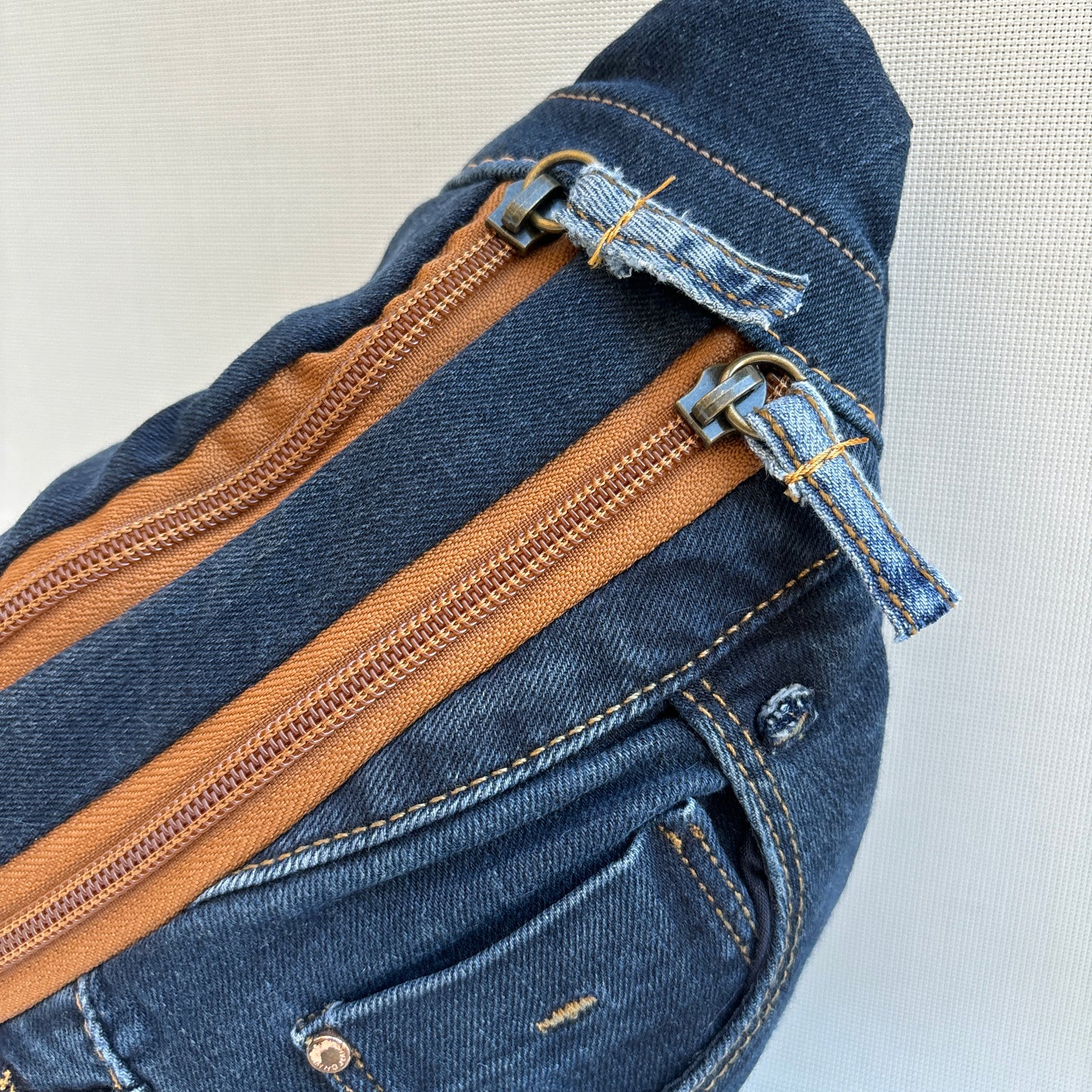 Riñonera RetroChic ♻️ Jeans Recycled ♻️ · Edición Limitada · Pieza Única Núm. 17077