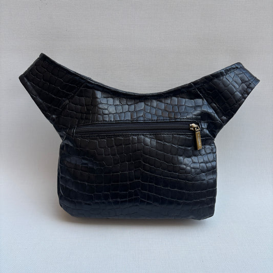Riñonera "Special Black & Tropical" + Bolsillo trasero · Pieza Única Núm. 17126