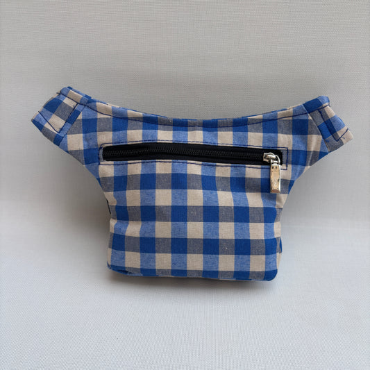 Riñonera Mini "Special Vichy" + Bolsillo trasero extra · Pieza Única Núm. 17939