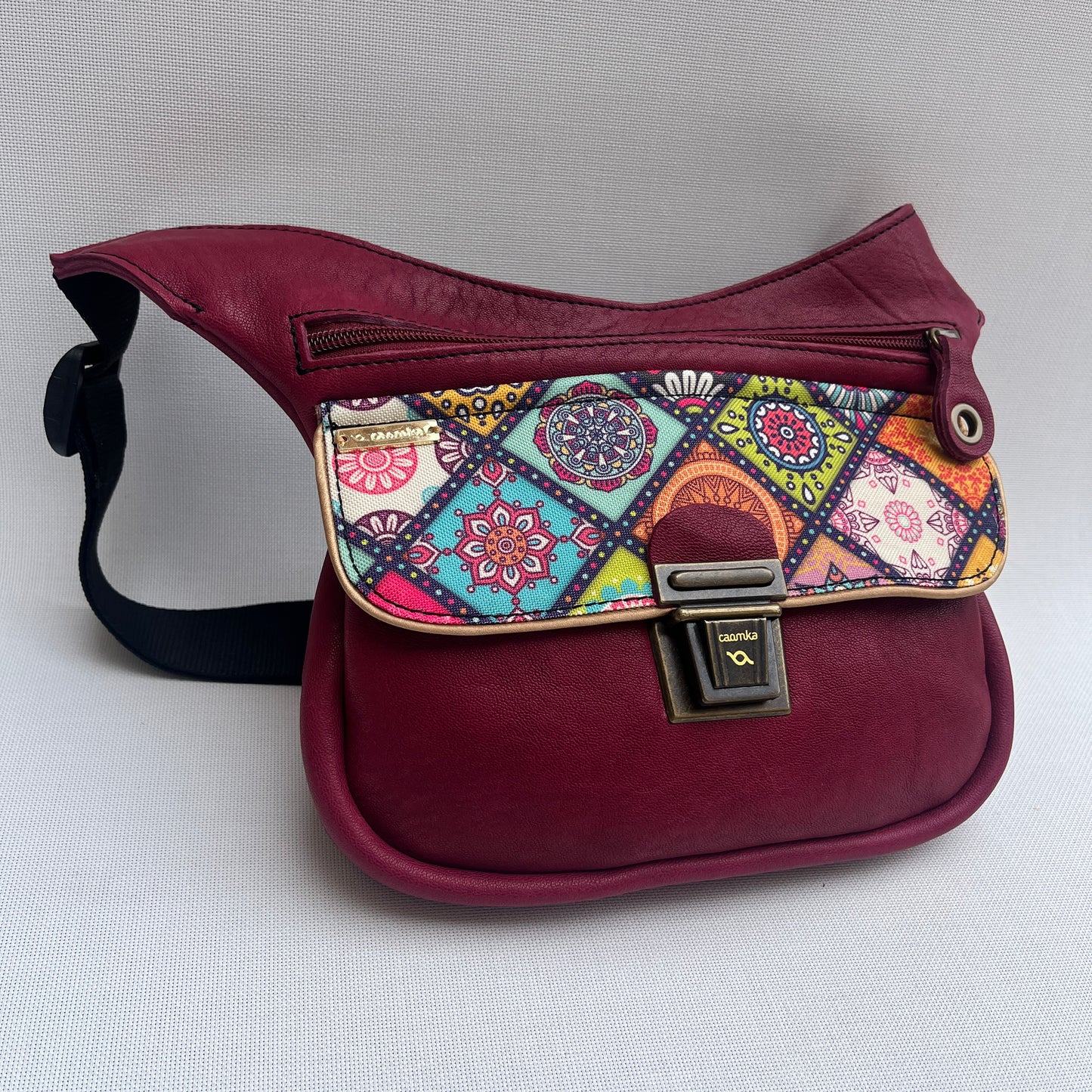 Special Garnet & Mandalas · Piel natural BioCuir® · Pieza Única Núm. 13824