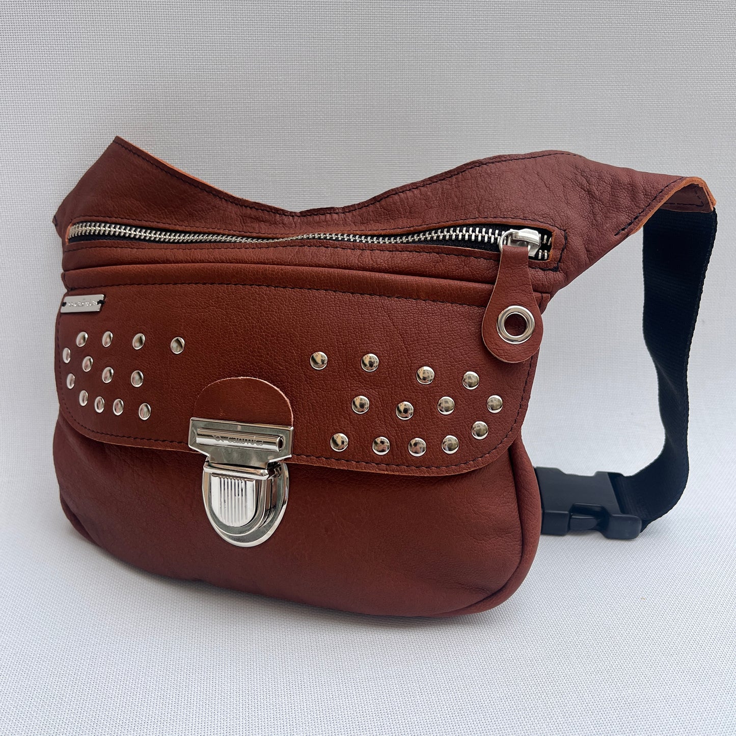 Premium Chocolate Brown & Silver Natural BioCuir® Leather Exclusive Part No. 11868