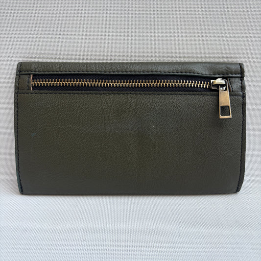 CAOMKA Flat Coin Purse Natural BioCuir® Leather Exclusive Piece No. 13177
