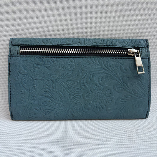 CAOMKA Flat Coin Purse Natural BioCuir® Leather Exclusive Piece No. 13177