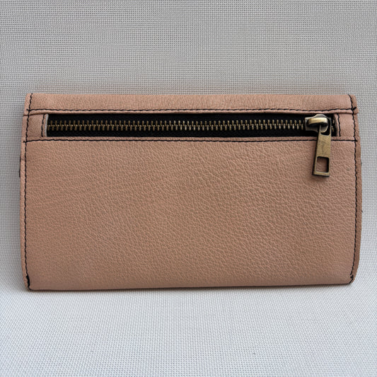 CAOMKA Flat Coin Purse Natural BioCuir® Leather Exclusive Piece No. 13177