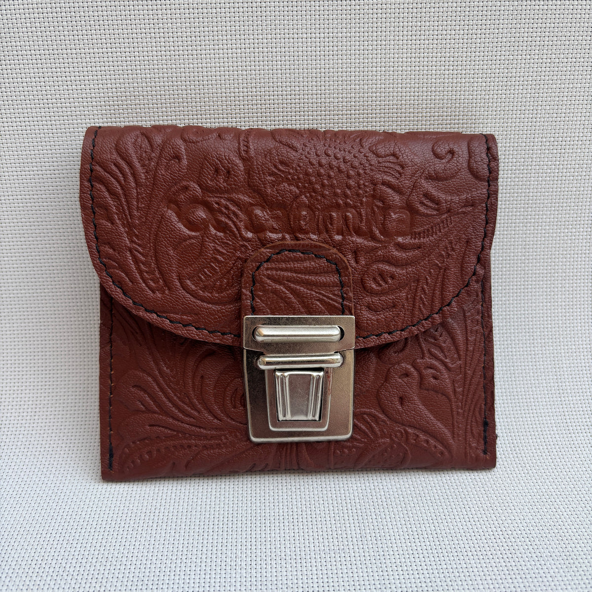 CAOMKA Coin Holder Natural BioCuir® Leather Exclusive Piece No. 12375